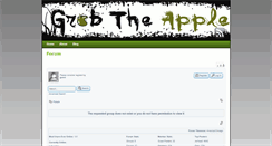Desktop Screenshot of grabtheapple.com